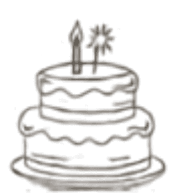 Birthday Cake Emblem